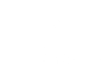 Logo for Bluegrass Gardening: Black letters B and G with a green plant, green text below.