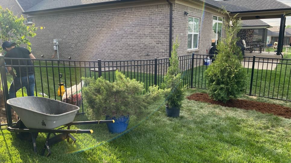 Seasonal landscaping cleanup