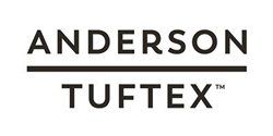 Anderson Tuftex logo in black text with a horizontal line between the words