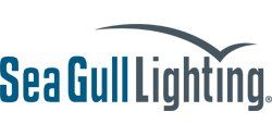SeaGull Lighting logo in blue and gray with a stylized gull above the text