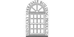 Kentucky Wholesale Building Products logo with a stylized window arch