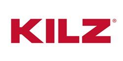 KILZ logo in bold red letters on a white background