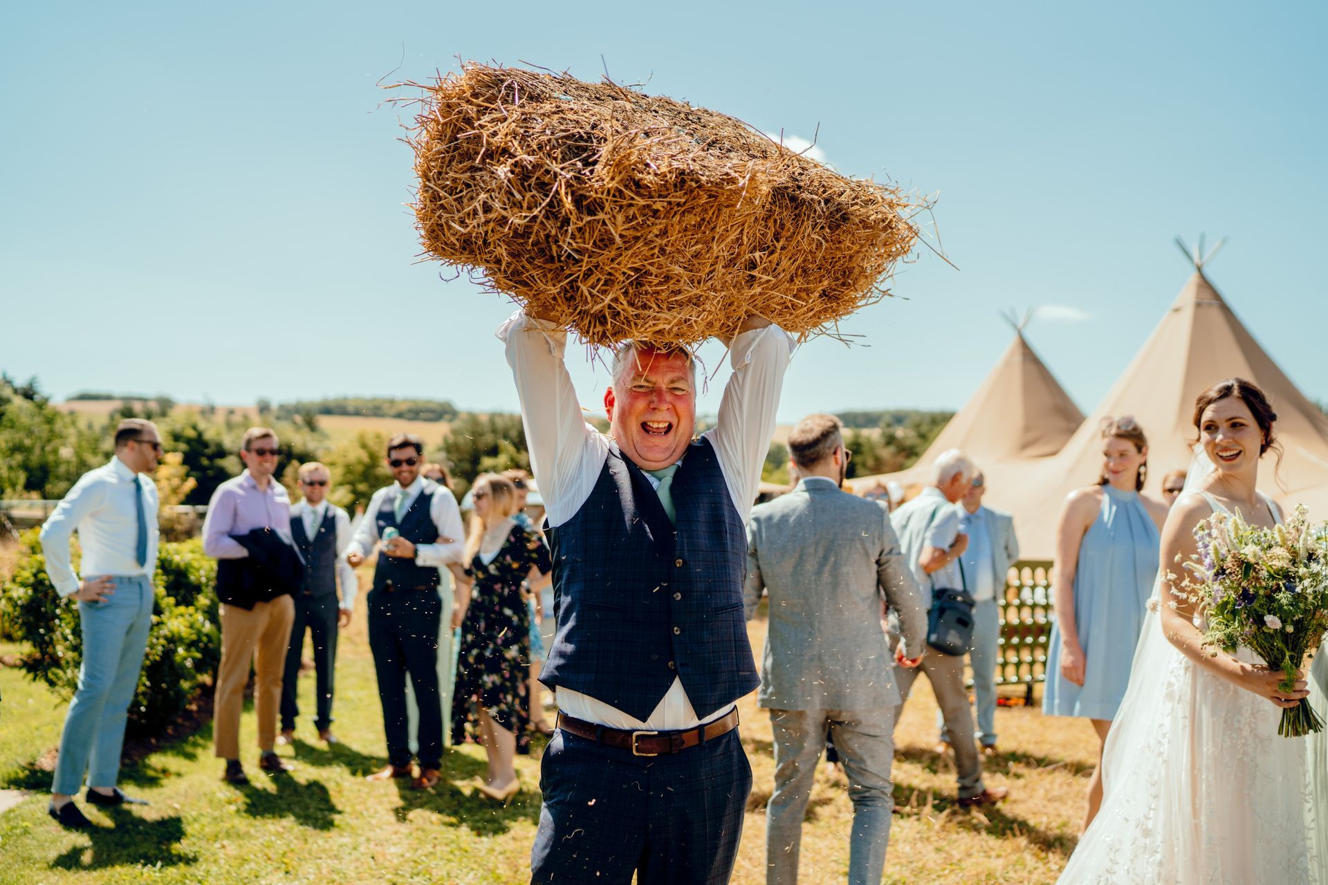 Fabulous Fun and Games: Kerry & David's Westfield Farm Wedding