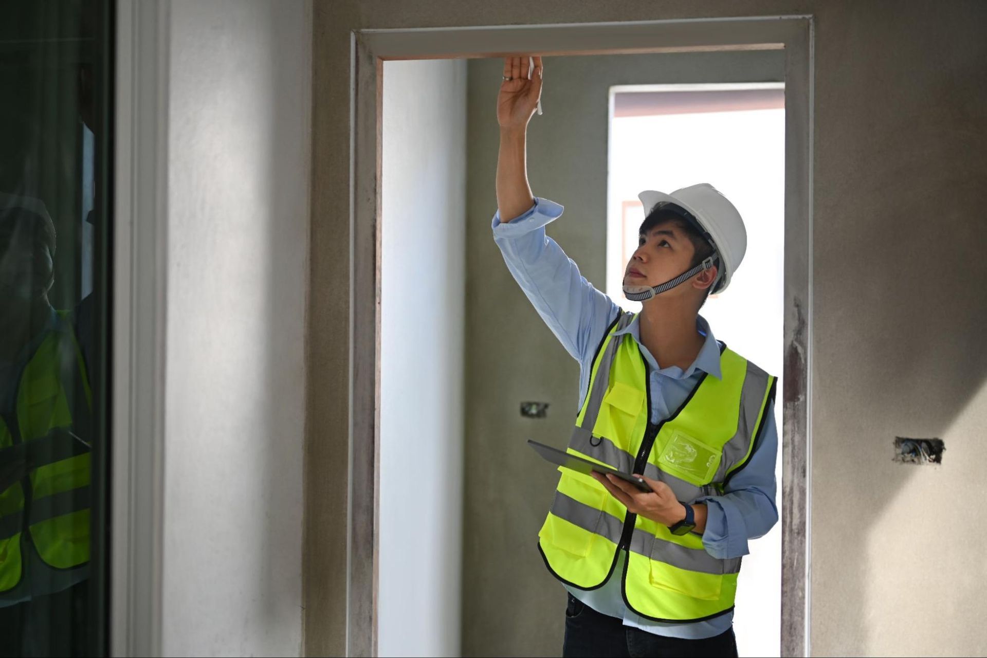 home inspector at work, representing home inspection in Sugarland, TX