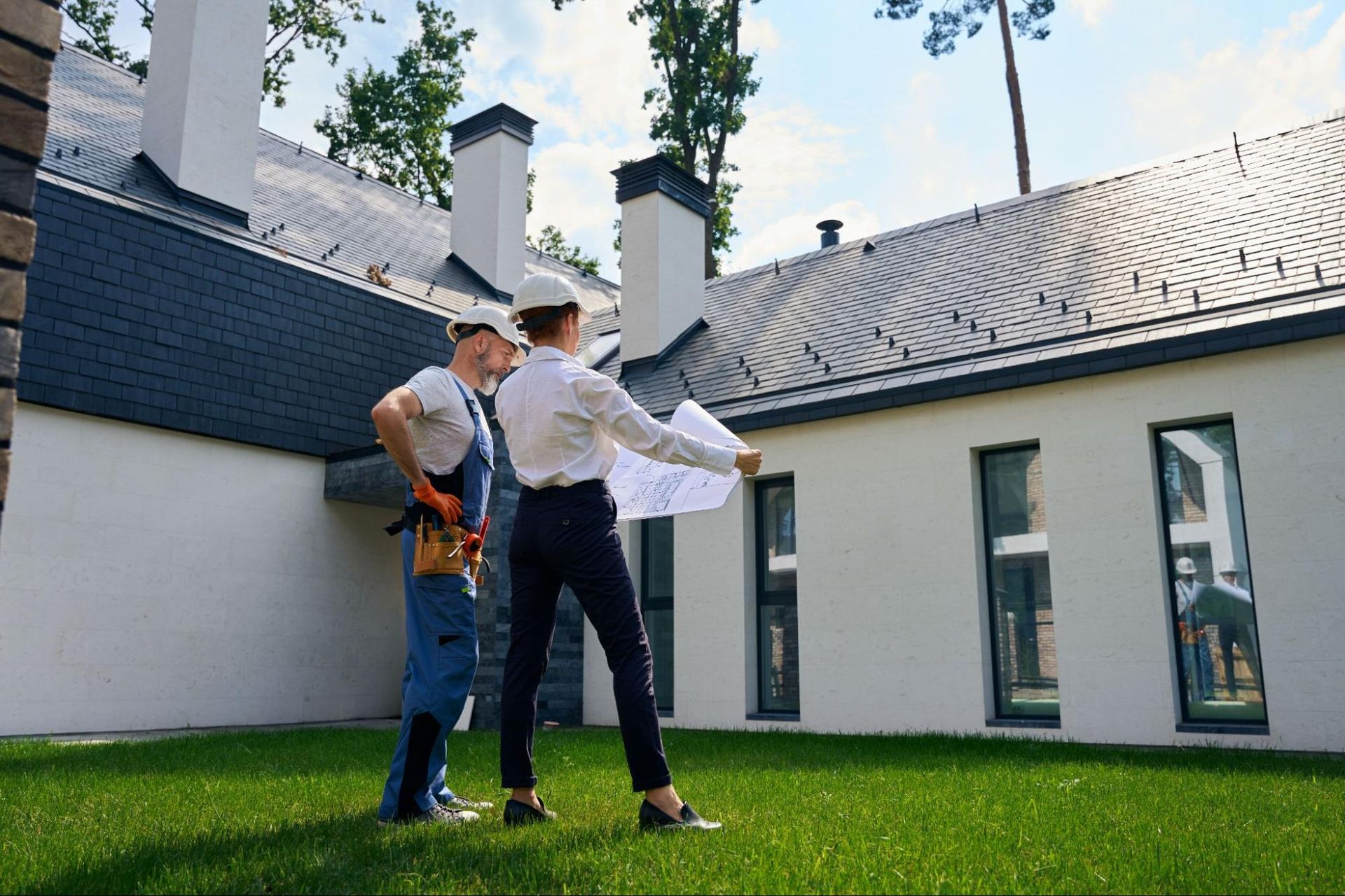 home inspection in progress