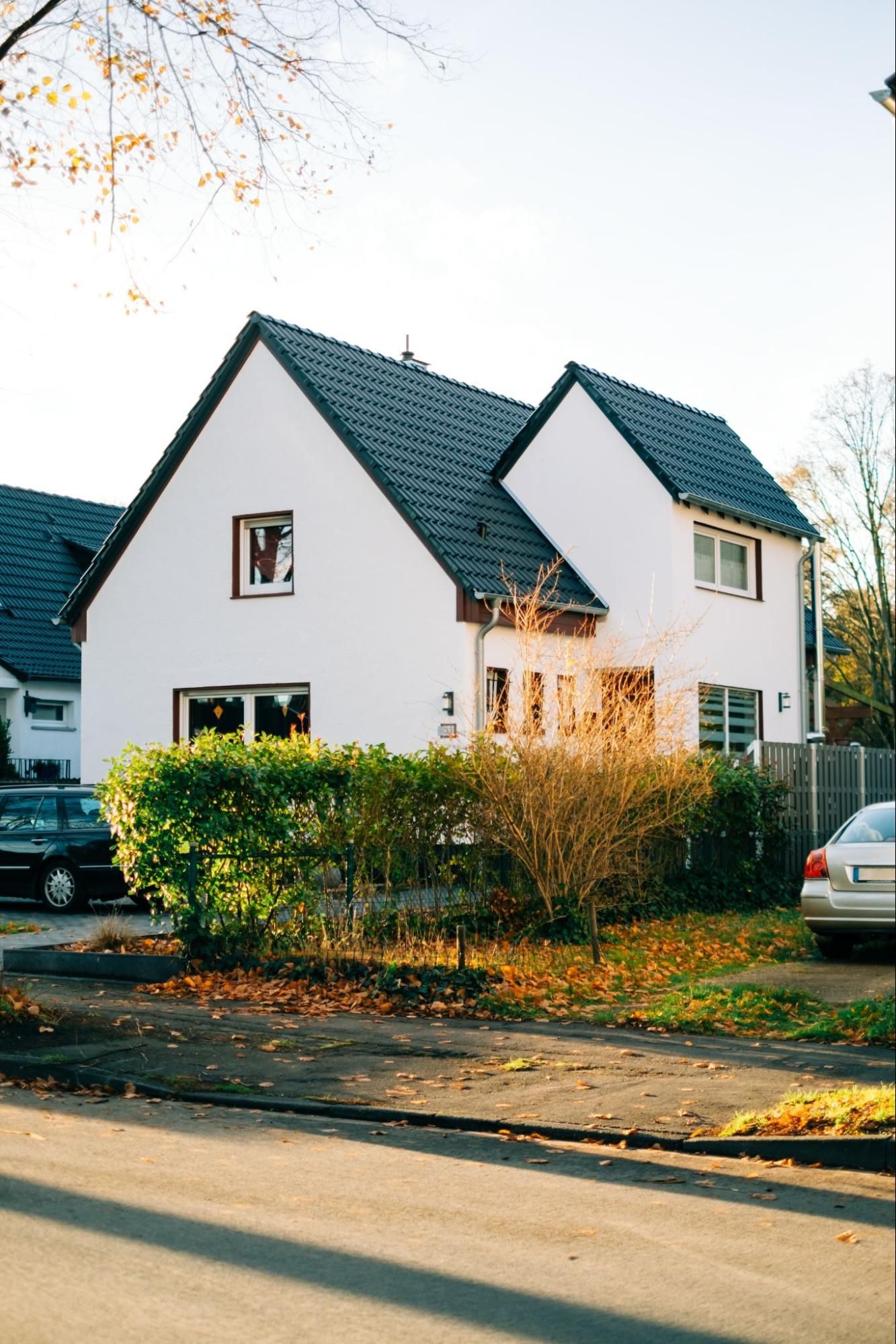 Exterior of a suburban home
