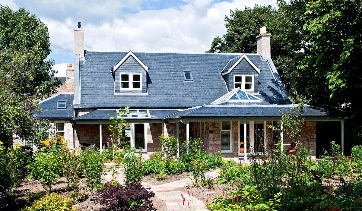 Outside of Bellevue Road, Ayr with new extension