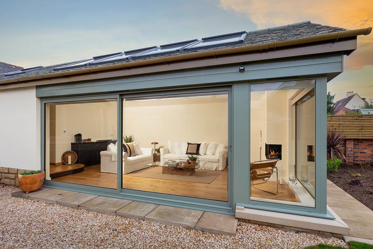 Extension window closed with sitting area Corsehill Road, Ayr
