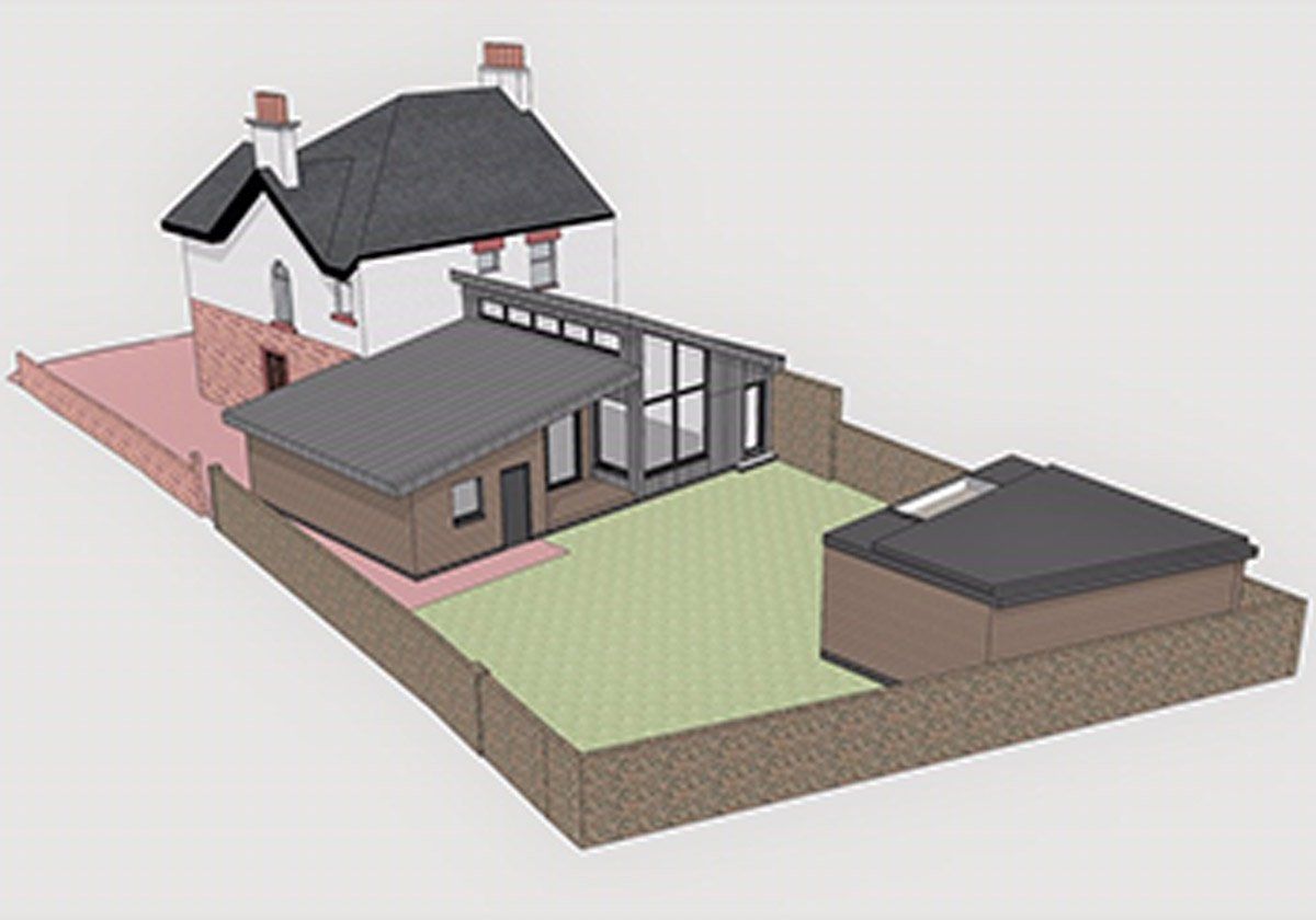 Tech drawing of St Meddans Street, Troon