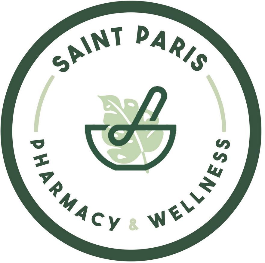 Round logo:
