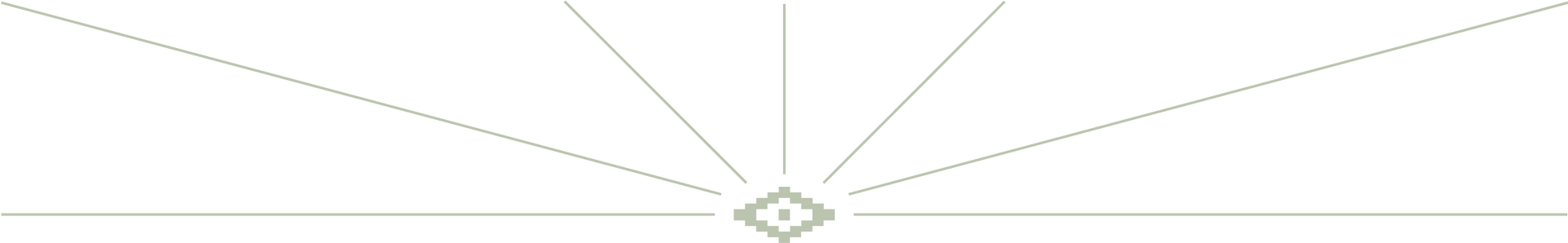 Minimal geometric line drawing with a small diamond shape centered on a white background