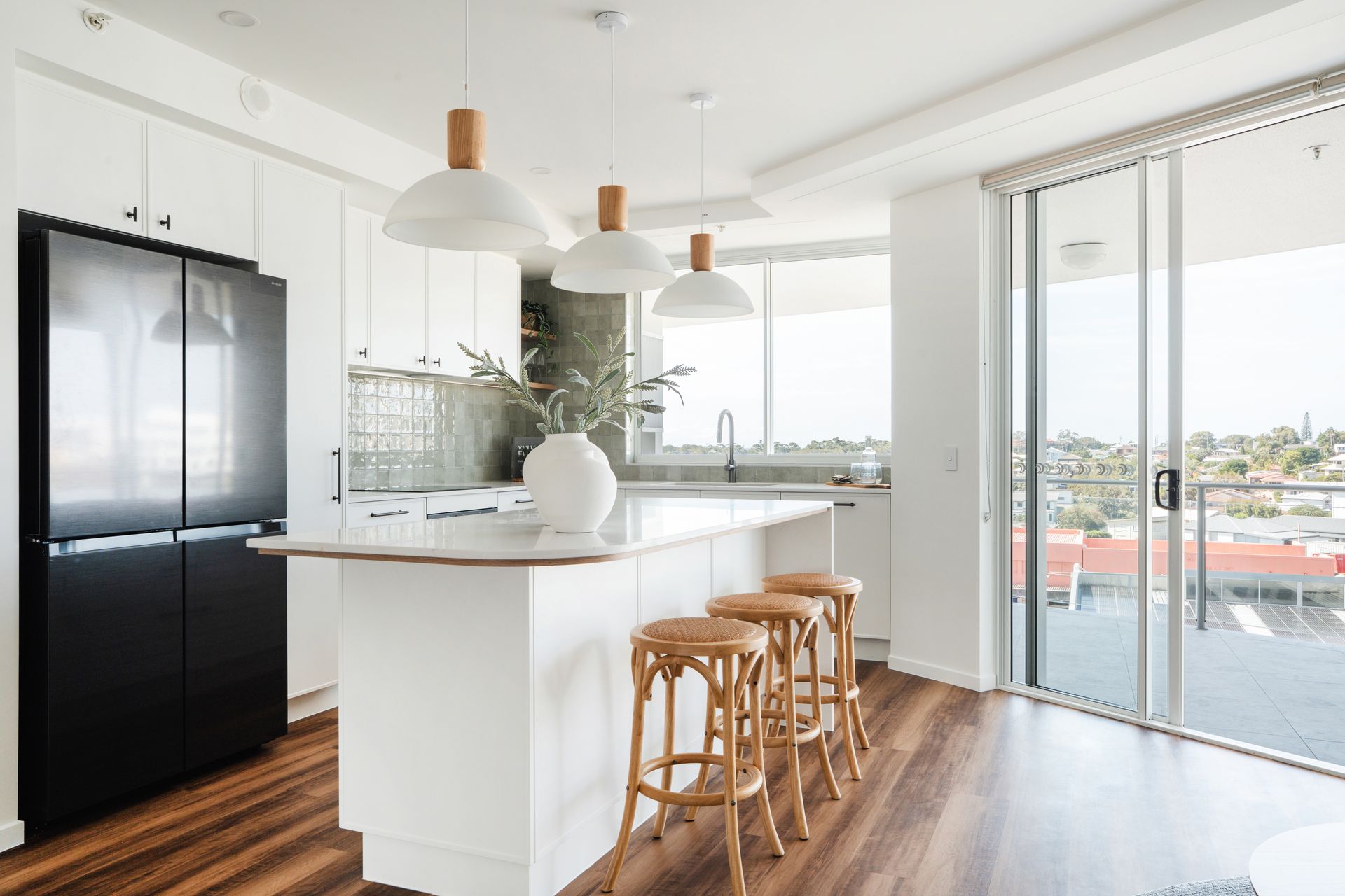 Modern Kitchen With Light-coloured Wood Cabinets — Reynolds Built In Mooloolaba, QLD