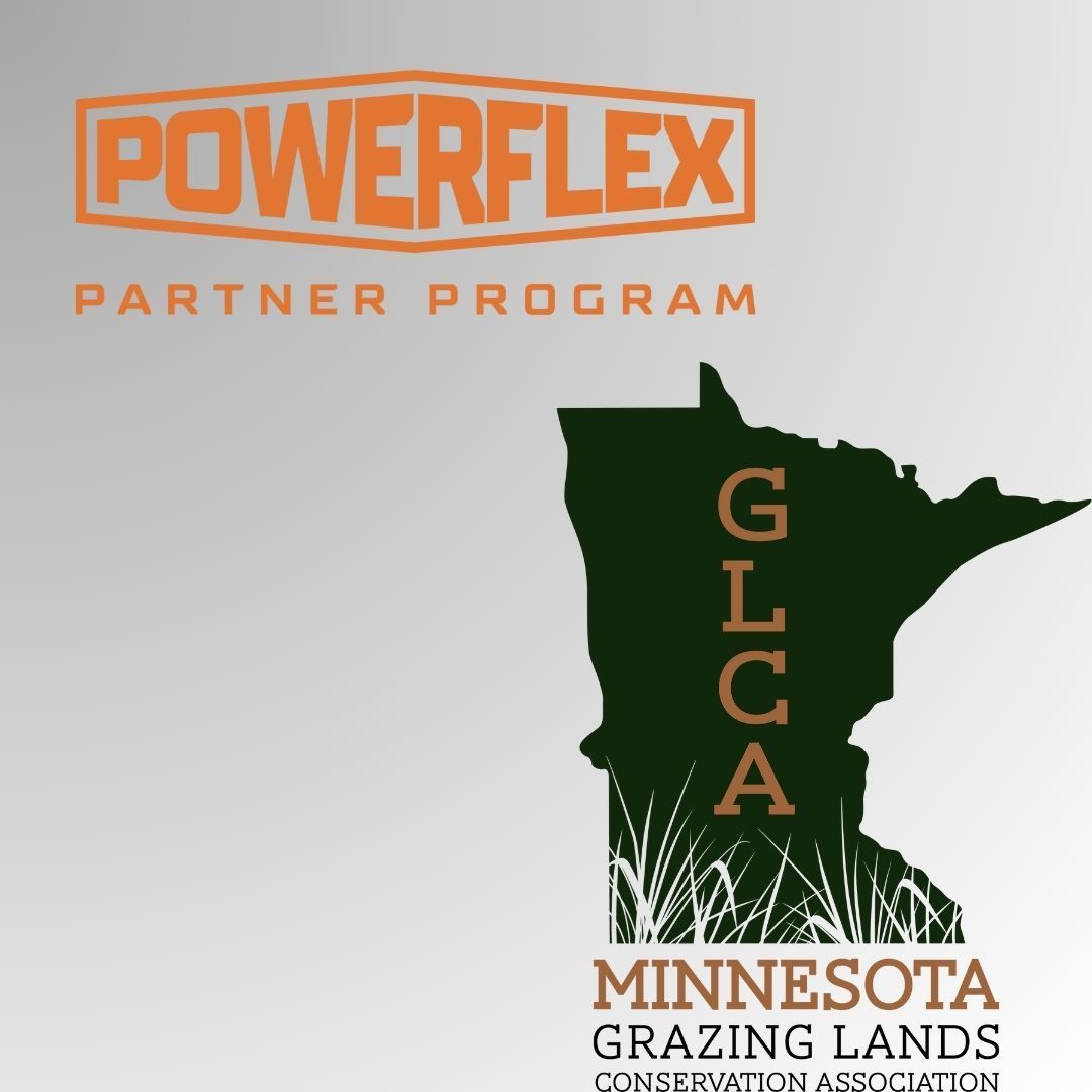 A logo for the minnesota grazing lands conservation association