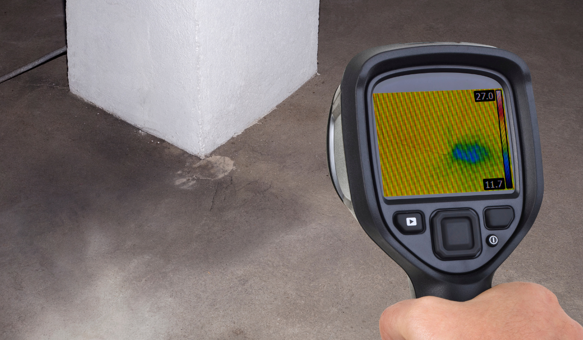 Slab Leak Detection