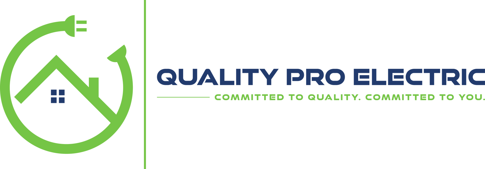 A logo for a company called quality pro electric.