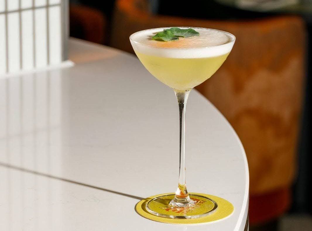 Yellow cocktail