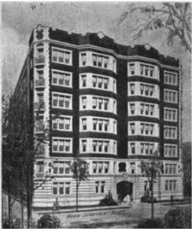 Vintage photo of Park Fullerton exterior