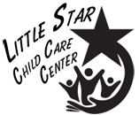 Little Star Child Care Center logo with star and smiling child figures