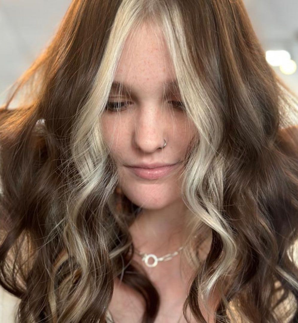 Young woman with beautiful hair