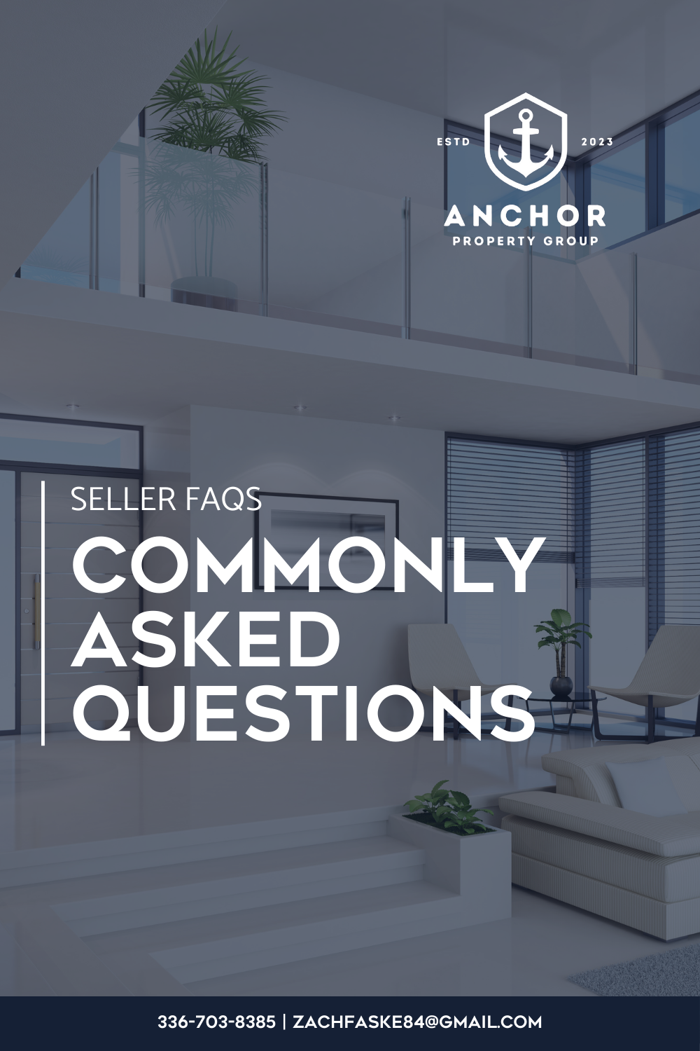 A brochure for a real estate company titled commonly asked questions
