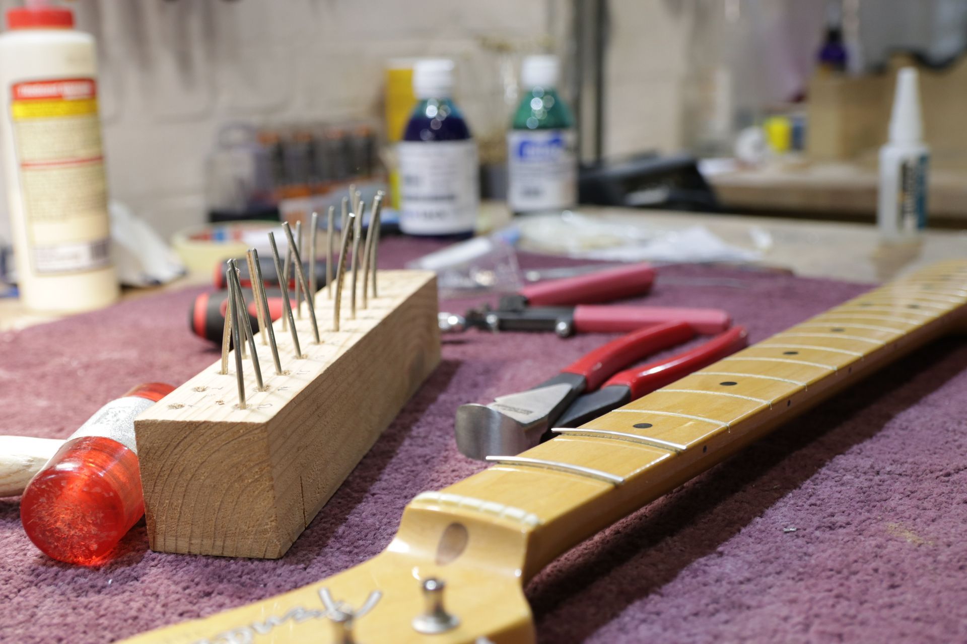 Gitaar herfretten 