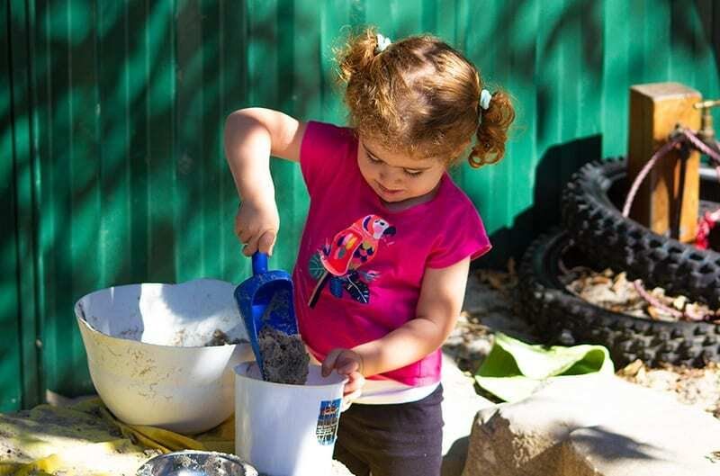Mud kitchen. Outdoor Play areas. Childcare, kindy, Montessori, Gold Coast, Warwick, Jindabyne.