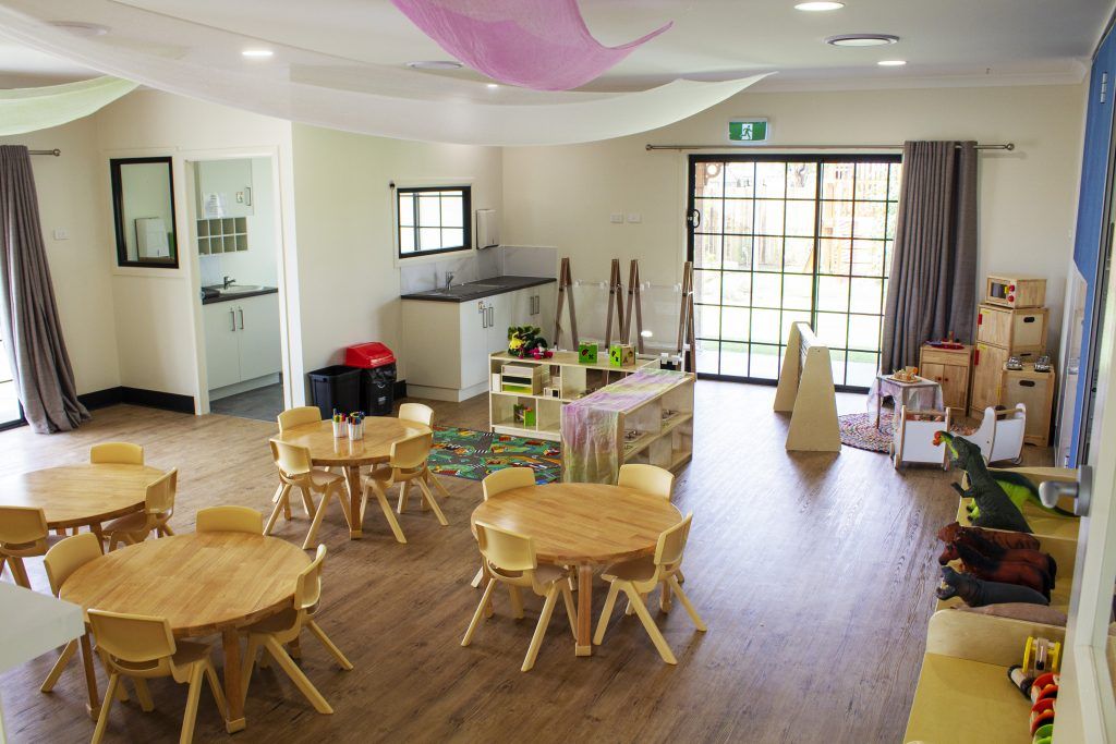 Beautiful daycare room. Childcare, kindy, Montessori, Gold Coast, Warwick, Jindabyne.