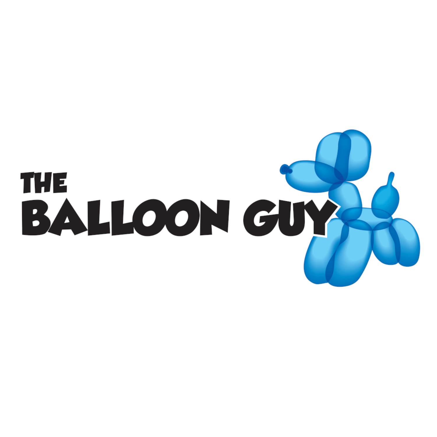 A logo for The Balloon Guy.