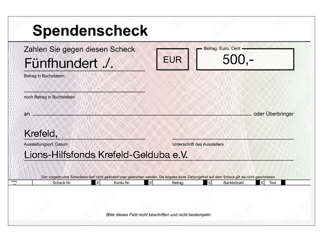 Lesehelden-Krefeld Spendenscheck