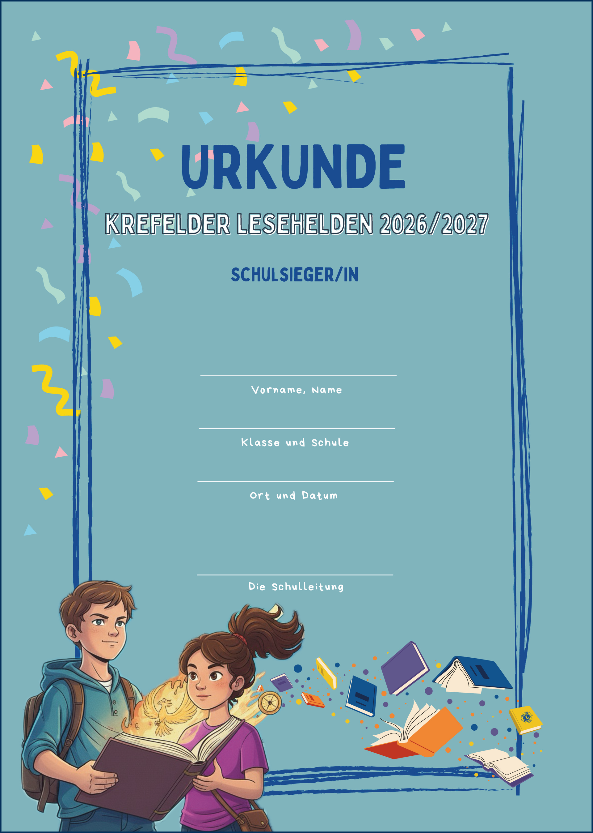Urkunde-Schulsieger Lesehelden