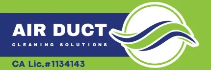 Air Duct Cleaning Solutions LLC A white logo for houston hvac on a white background.