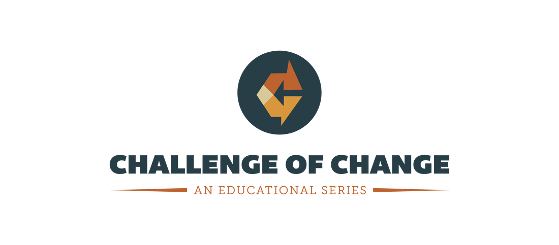 Challenge of Change logo with a circle icon and text