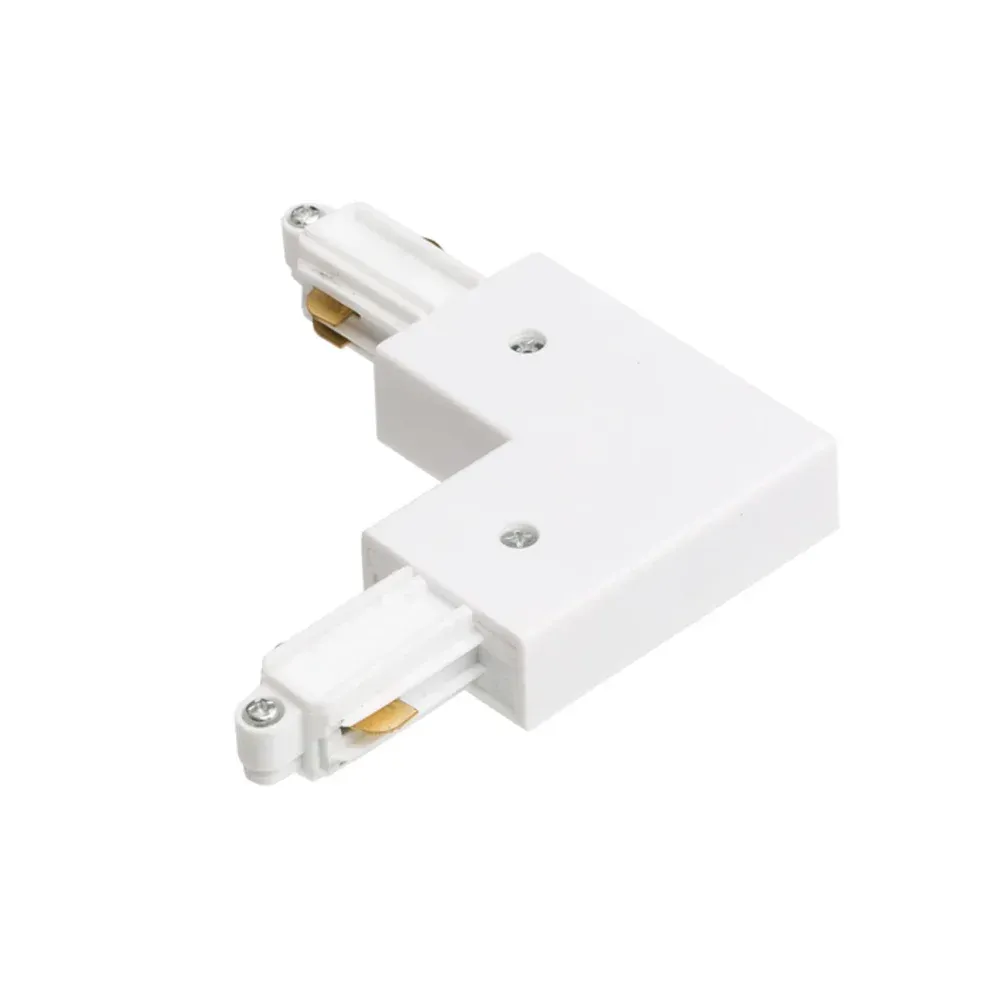 1-Fase Rail Koppelstuk Wit – Connector voor Railverlichting