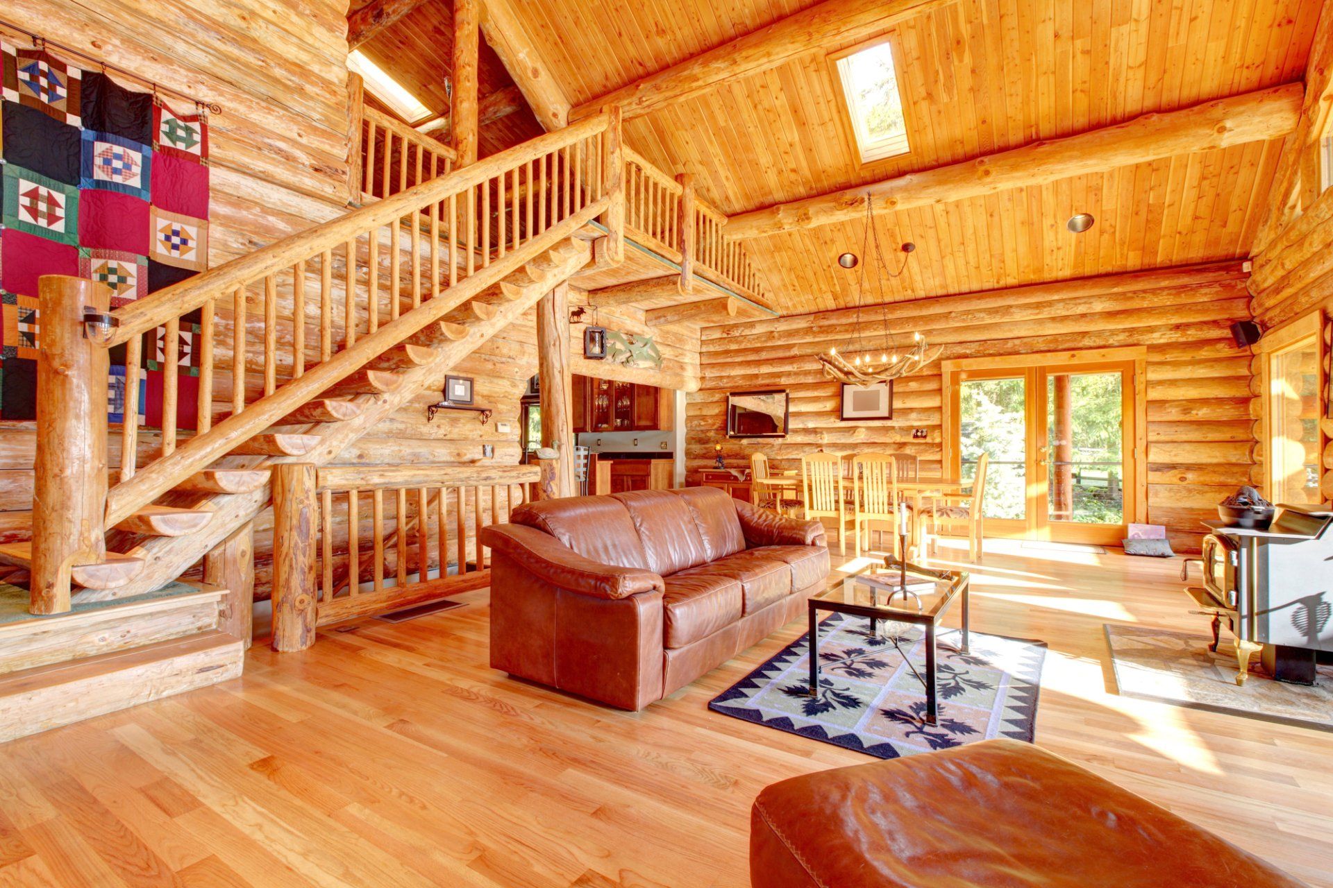 Cabin Staining in Sevierville, TN