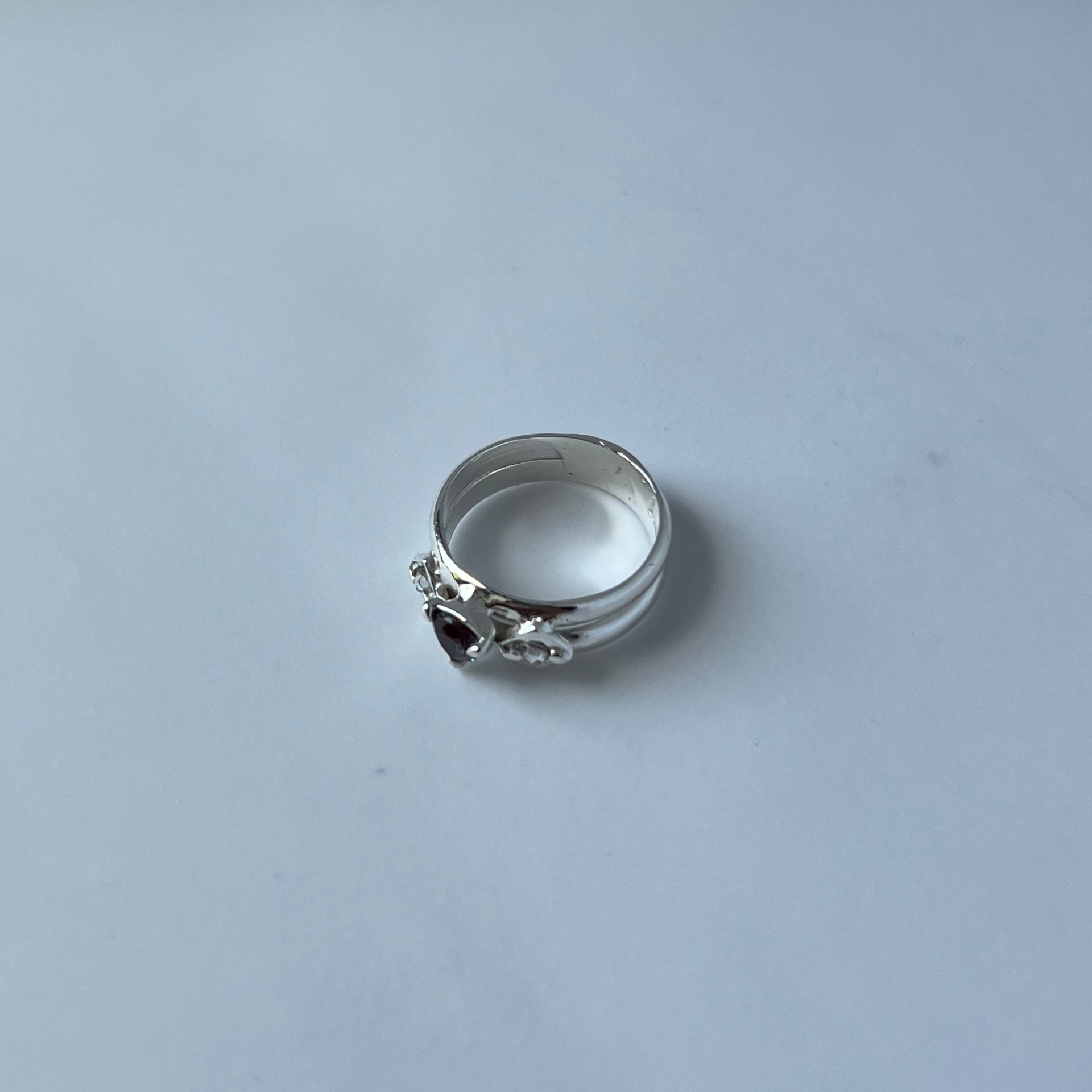 Custom Ring Wild Sunflower Silver Handmade Jewelry