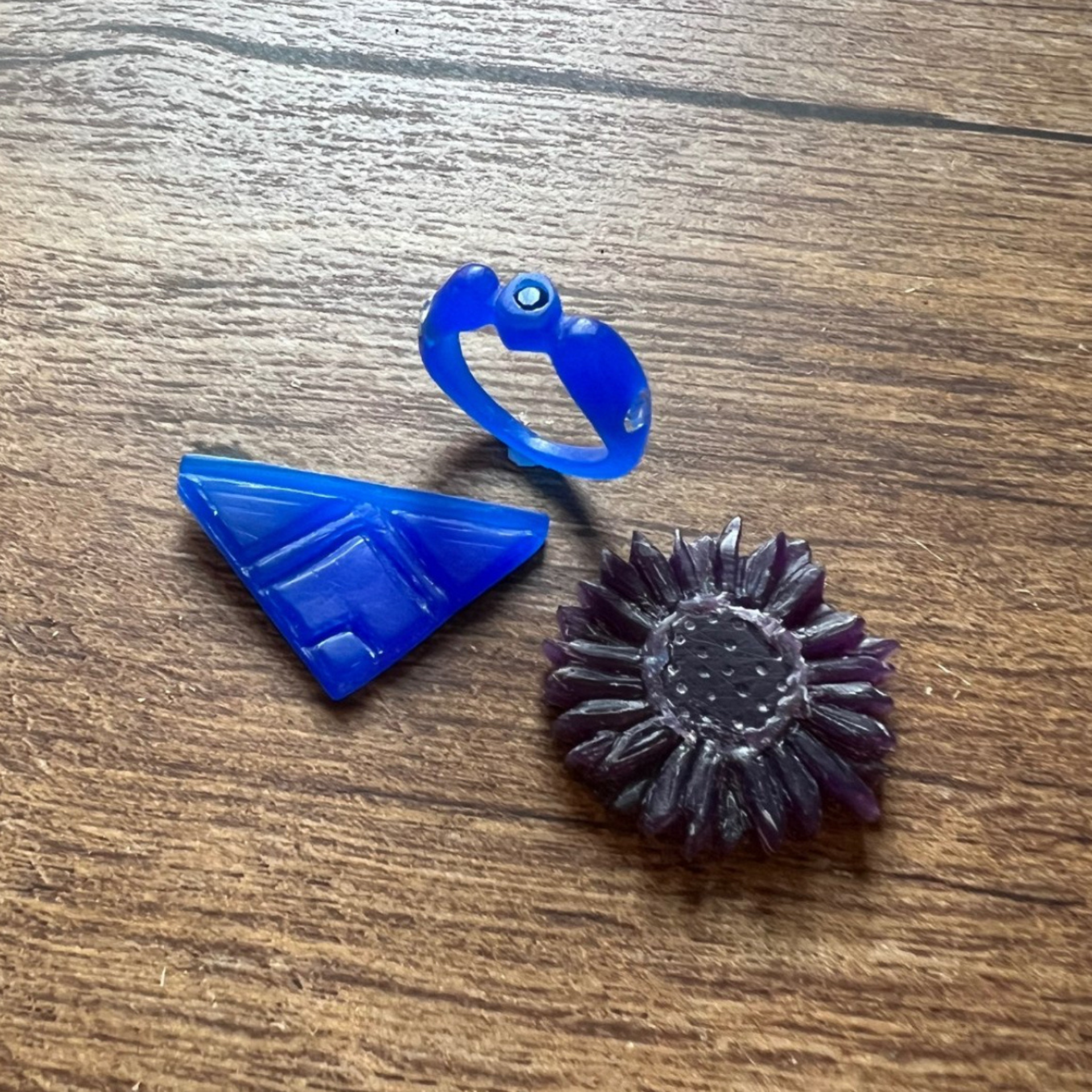 April Raile Wax Model Wild Sunflower Silver Handmade Jewelry
