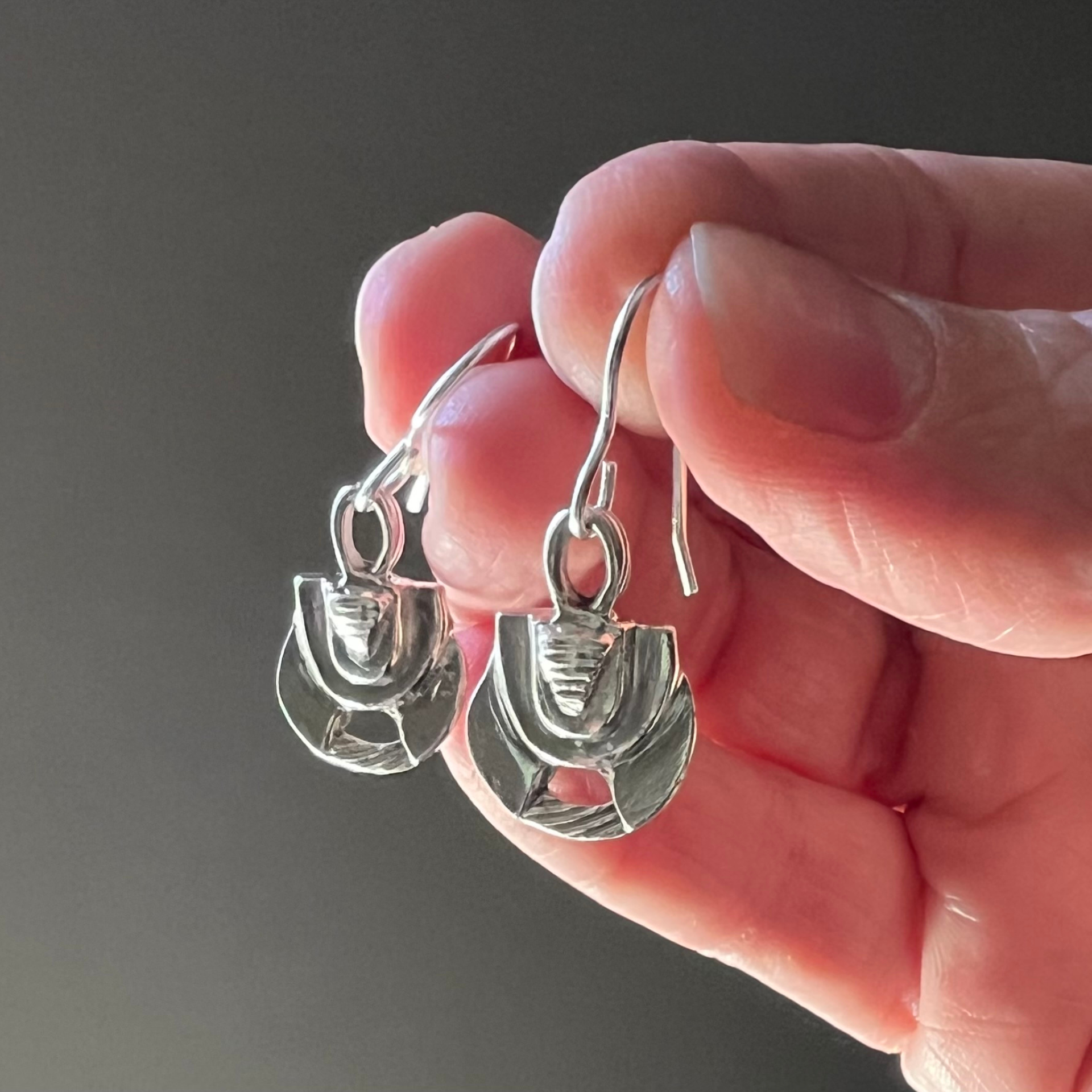 Ritzy Earrings Wild Sunflower Silver