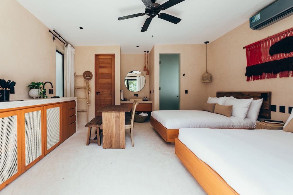 Habitaciones / Rooms Cucu Hotel El Cuyo - Doble con 2 camas