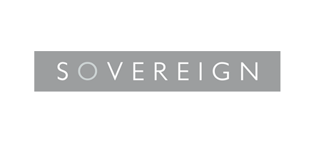 Gray banner with the word “SOVEREIGN” in white capital letters.
