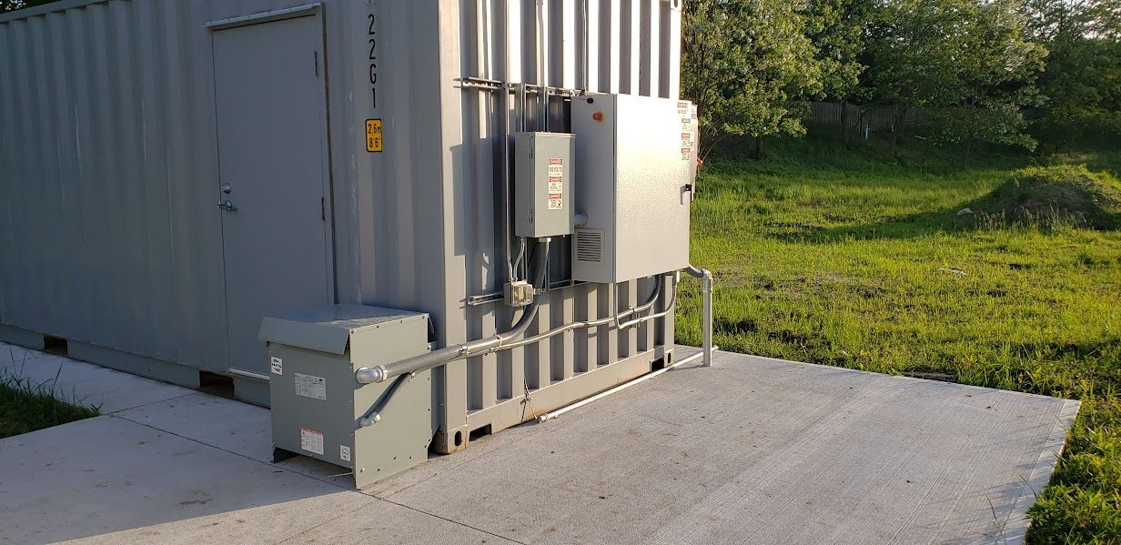 New commercial electrical service installed by ACT Electrical