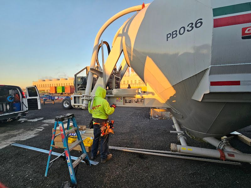 Temporary pug mill power installation