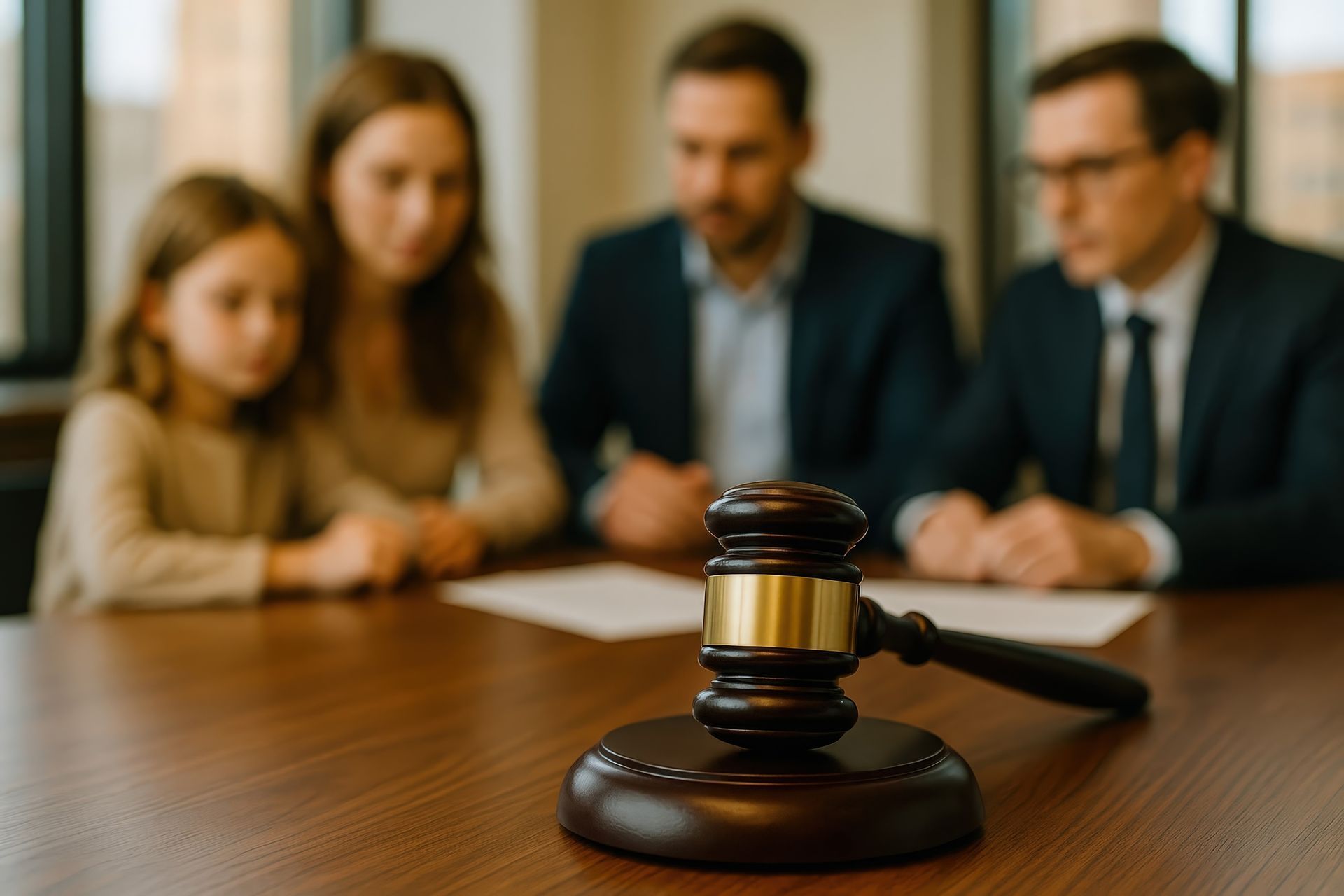 Family attorney reviewing legal documents, providing expert guidance and support. Family attorney reviewing legal documents, providing expert guidance and support.