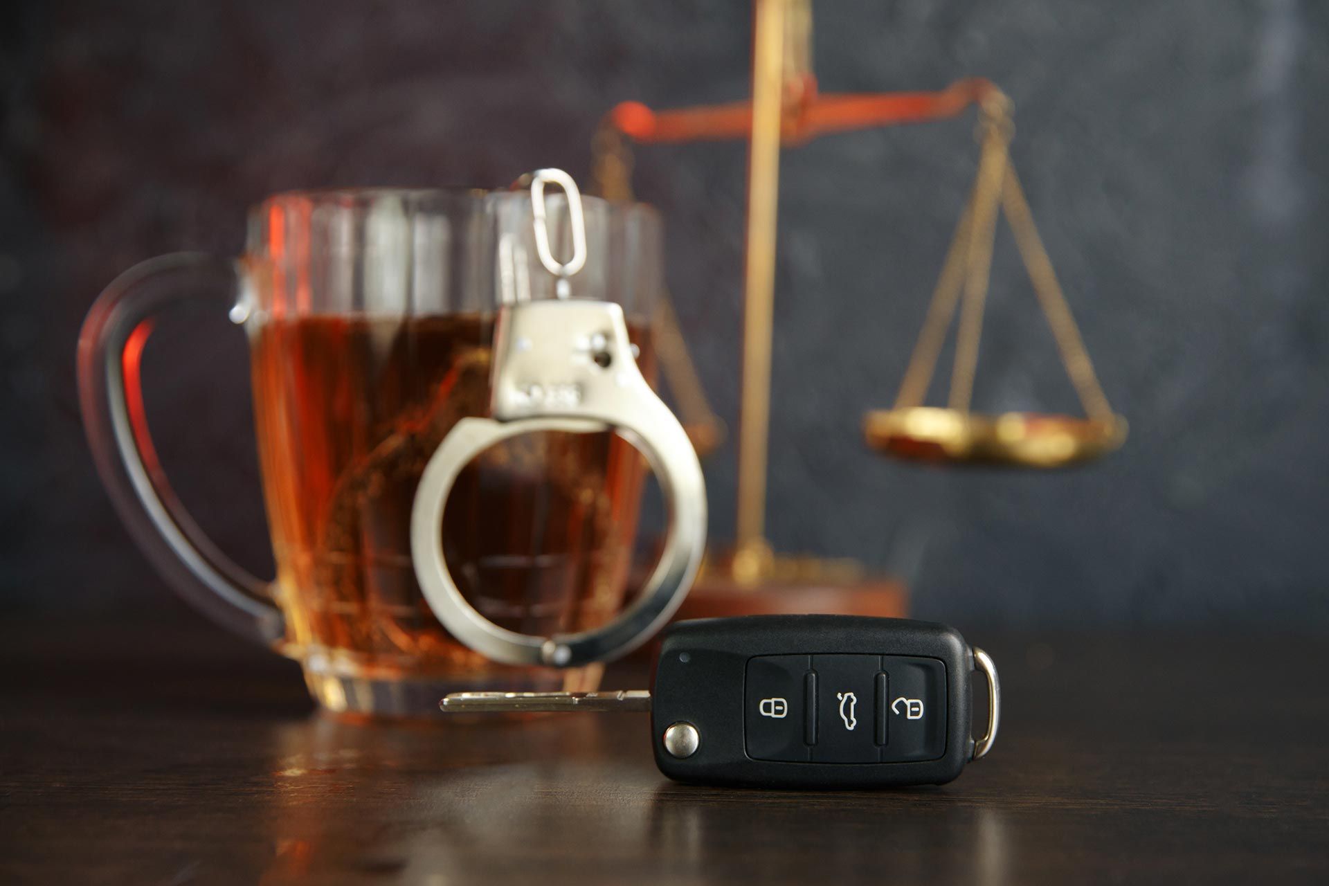 DUI Lawyer reviewing case documents with a client. DUI Lawyer reviewing case documents with a client.