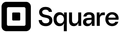 Square logo, black and white. A square inside a larger square with rounded corners, followed by the word 