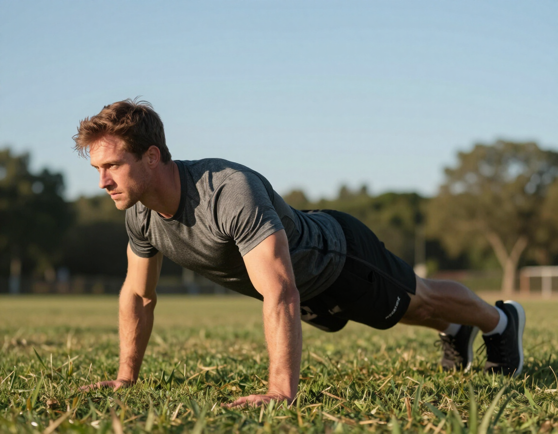 Tim demonstrating a training movement