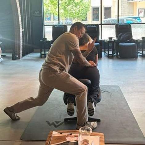 Manual therapy session