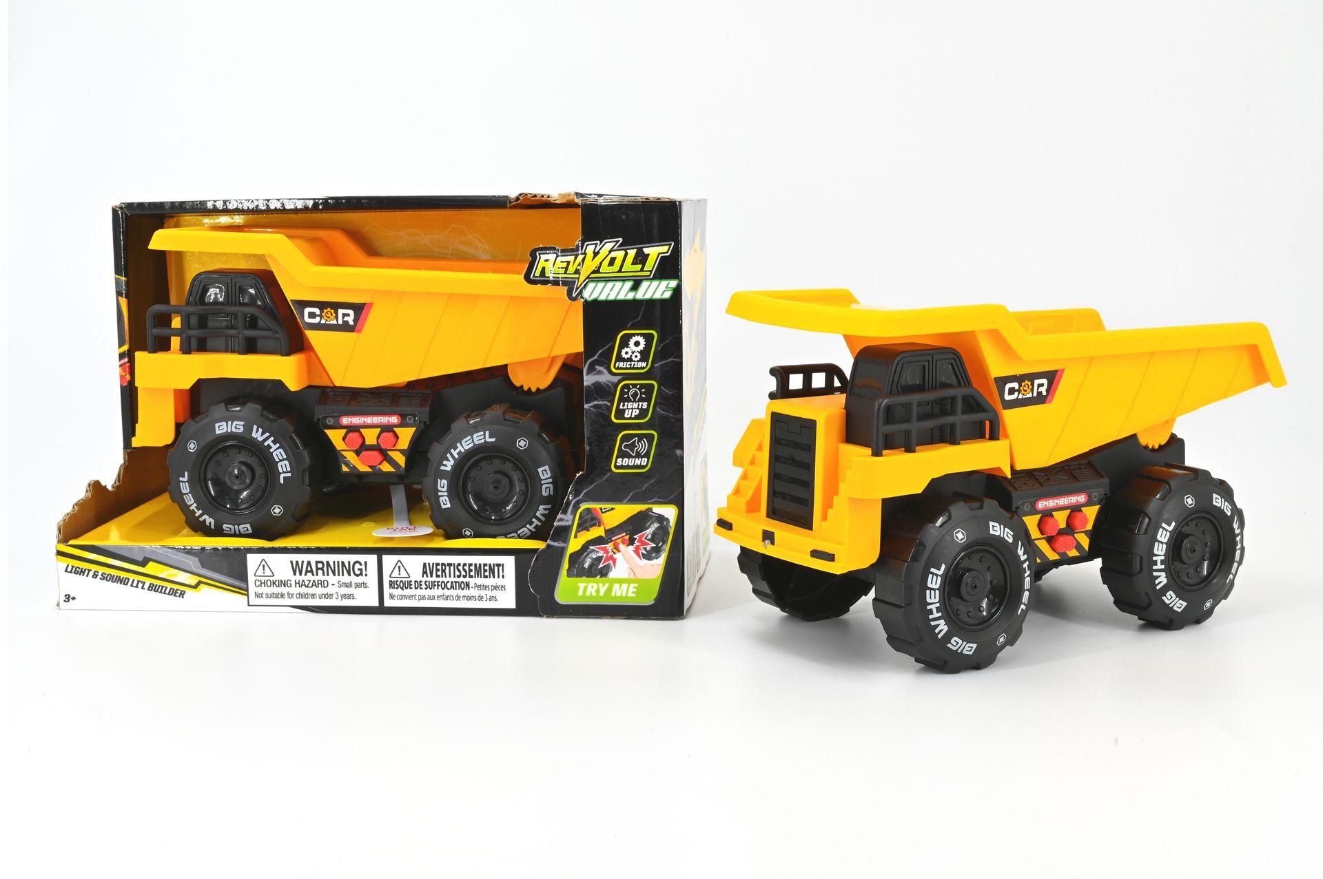 Light N Sound Li'l Builder - Ass - crane, buzzdozer, dump