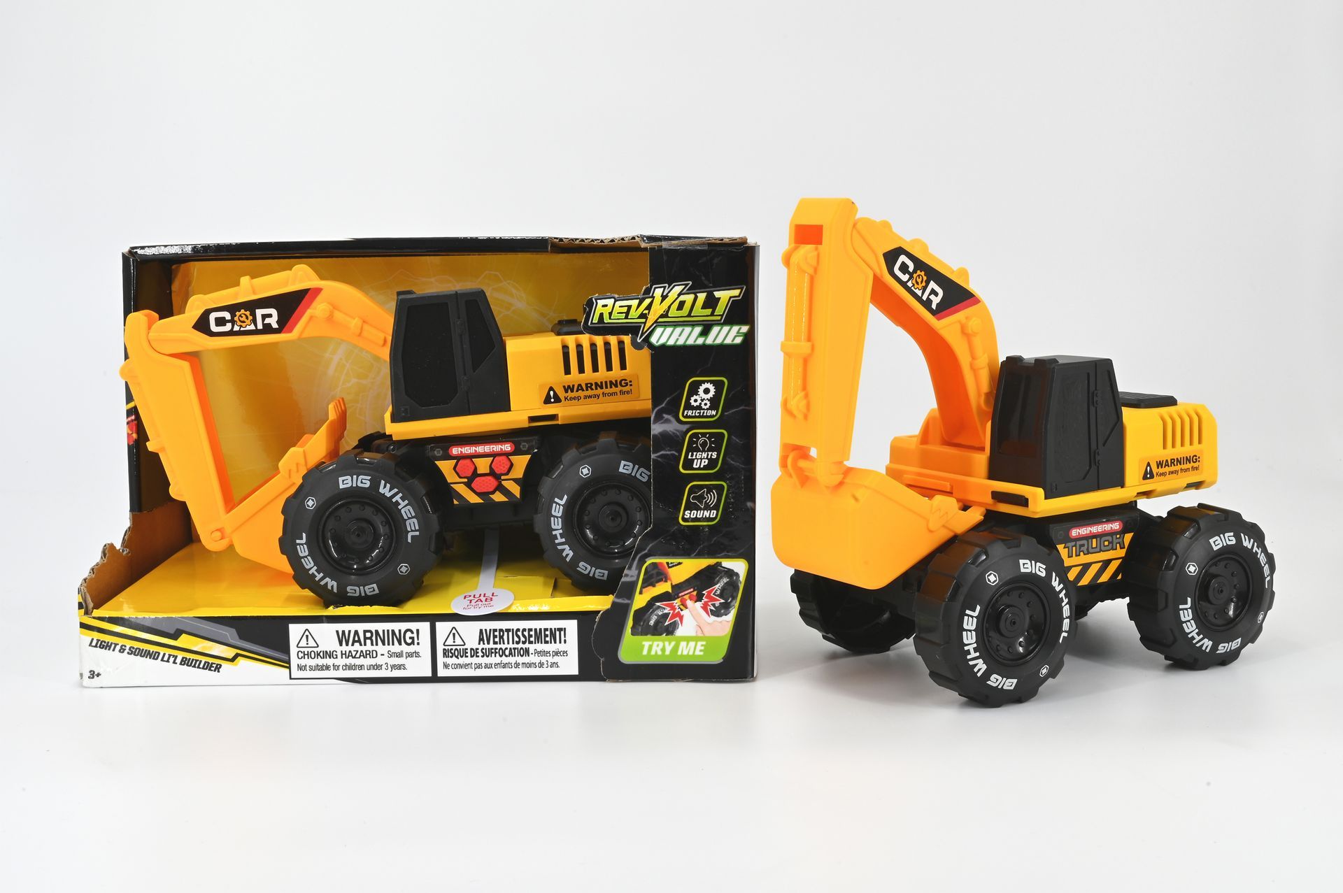 Light N Sound Li'l Builder - Ass - crane, buzzdozer, dump