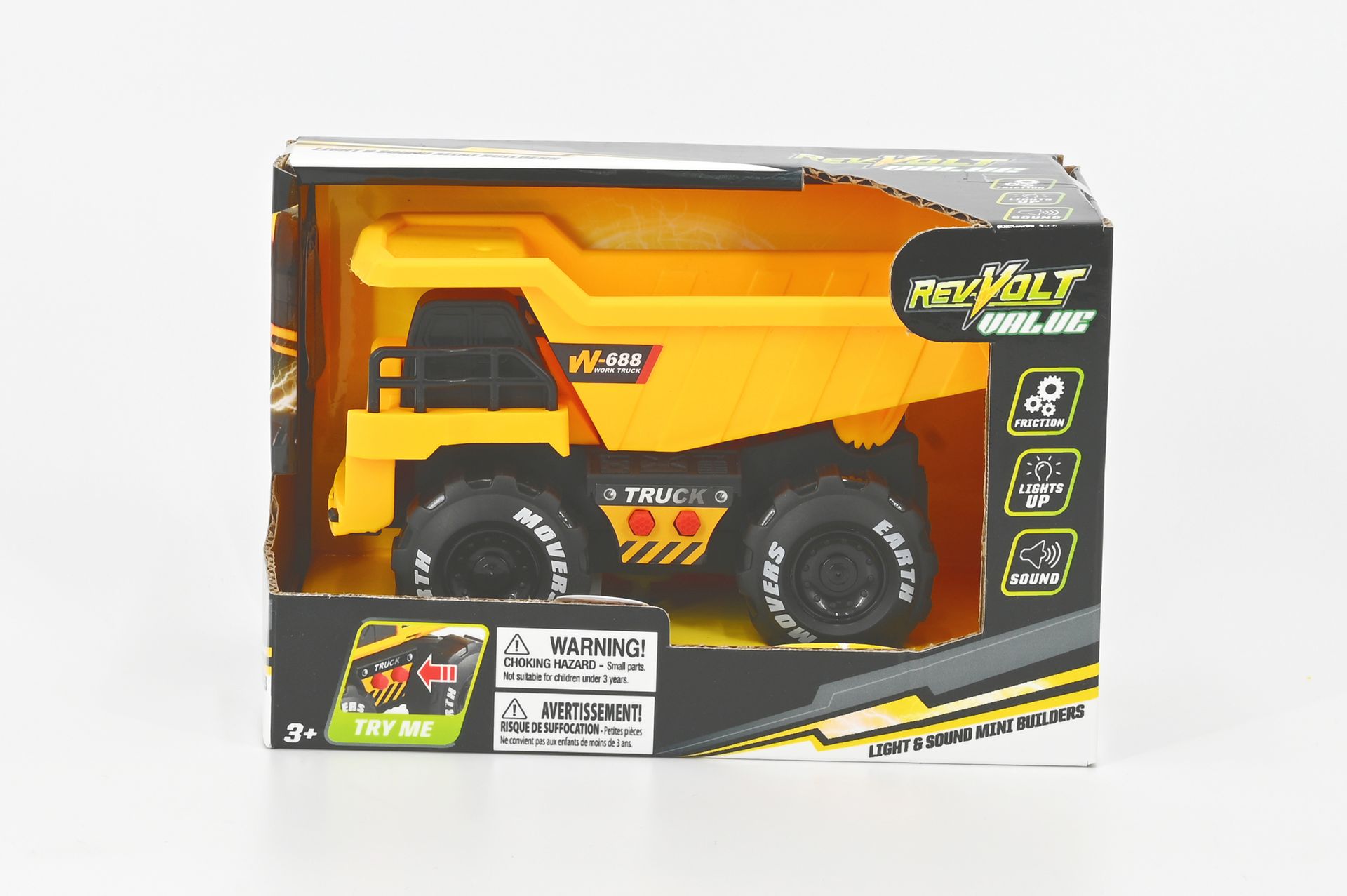 'Light N Sound Mini Builder - Ass - crane, buzzdozer, dump