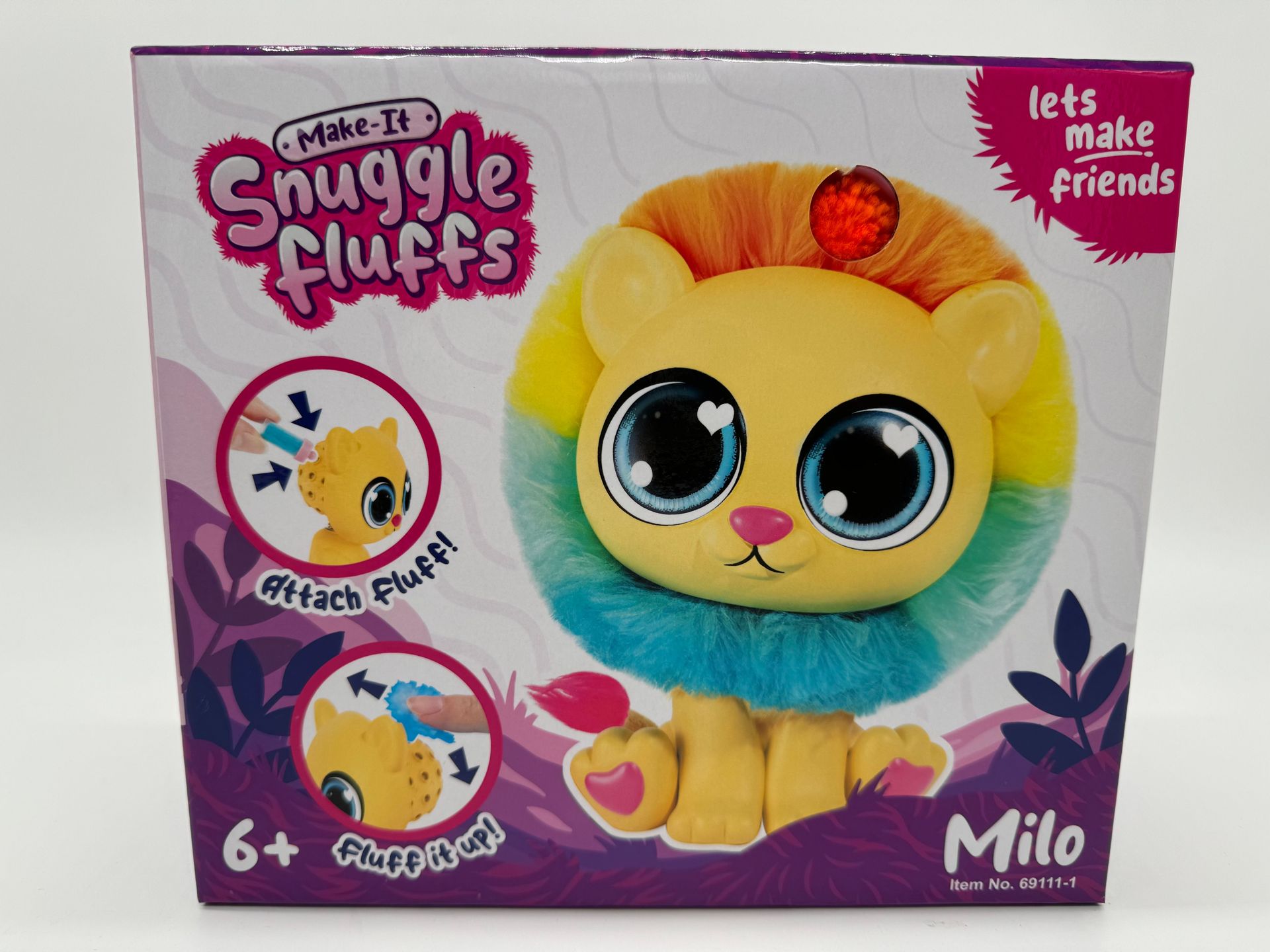 SNUGGLEFLUFFS - 3 ASS LION, BUNNY,SQUIRREL